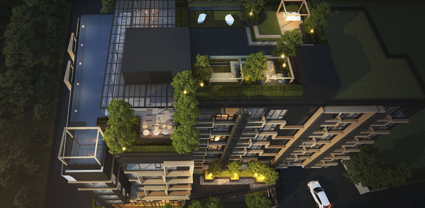 The Teak Ratchada 19 Aerial View