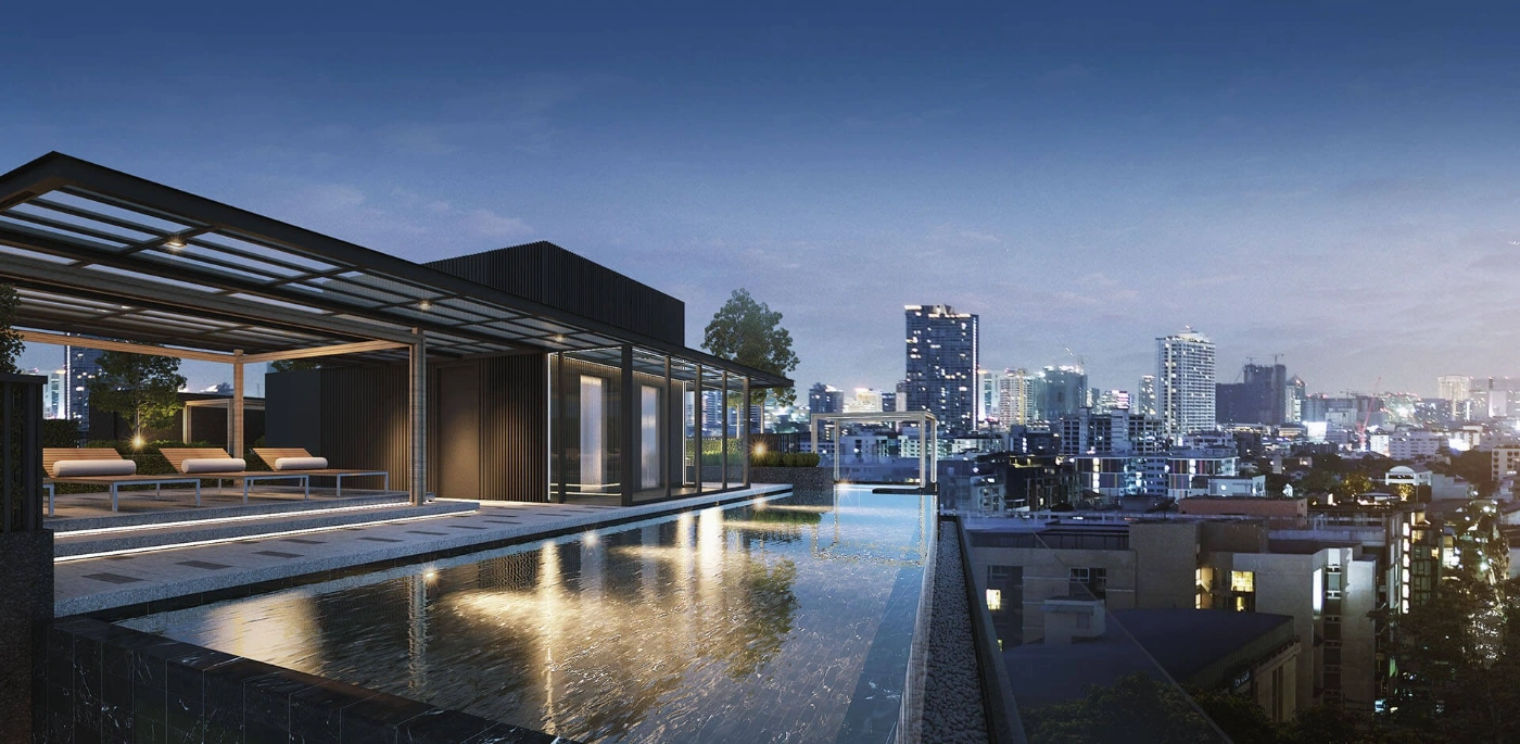 The Teak Ratchada 19 Rooftop Swimming Pool