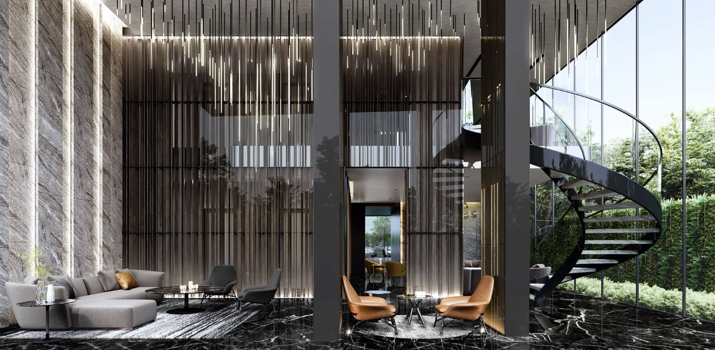 The Teak Ratchada 19 Lobby Staircase