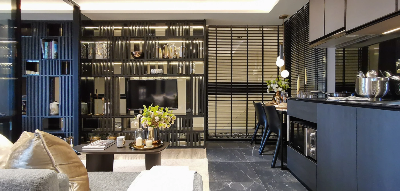 The Teak Ratchada 19 Open Living and Kitchen