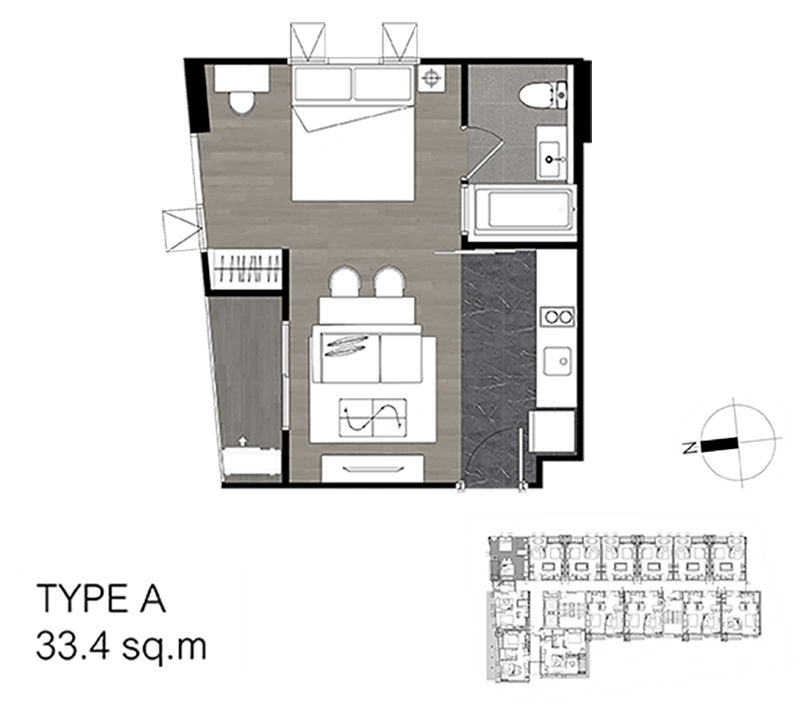 The Teak Ratchada 19 Room Type A