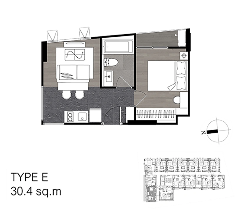 The Teak Ratchada 19 Room Type E